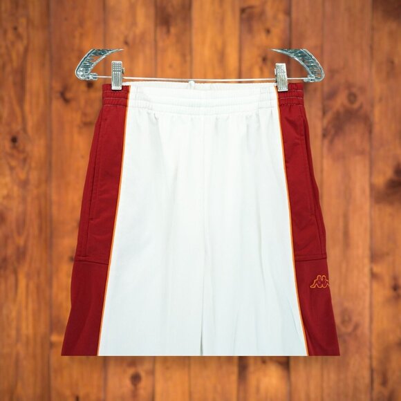 Kappa Mens Track Pants Size Small White / Red Retro Y2K Retro - Picture 3 of 8